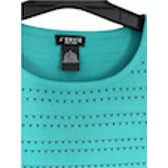 𝅺J' ENVIE PULL OVER CREW TEXTURED SWEATER - Picture 2 of 4